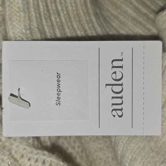 Auden Women's Open Front Sweater Robe with Pockets XL/XXL Oatmeal New - Picture 7 of 14